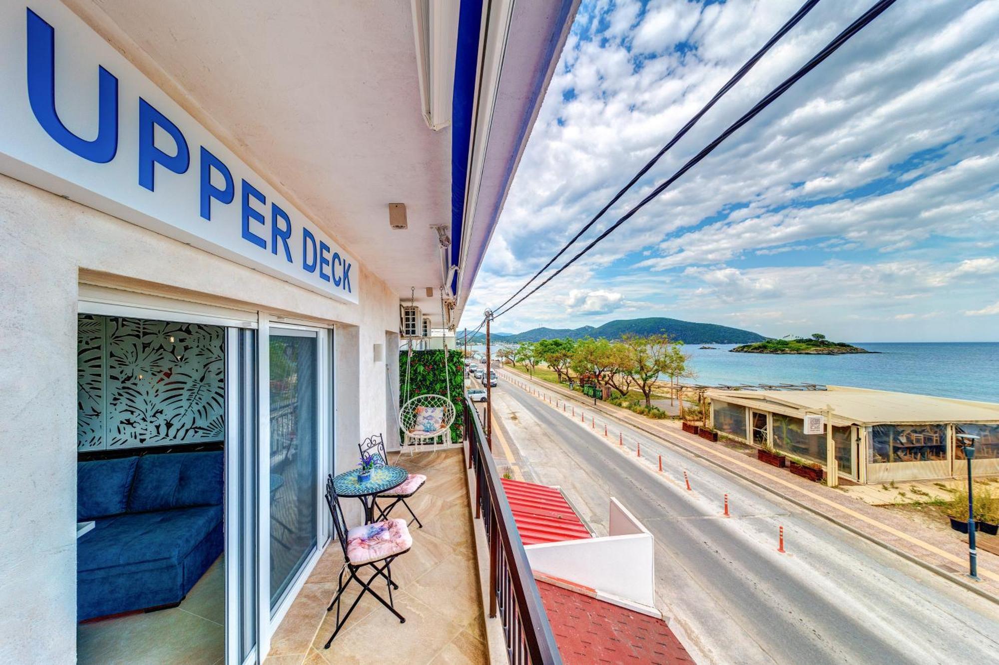 Upper Deck Apt. Apartment Nea Peramos  Luaran gambar